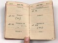 "Tebe Notiz Kalender für 1944" Ausgabe F.