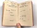 "Tebe Notiz Kalender für 1944" Ausgabe F.