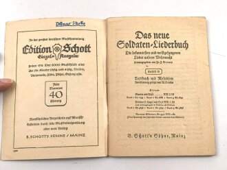 "Das neue Soldaten-Liederbuch" , Textbuch mit...