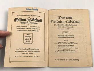 "Das neue Soldaten-Liederbuch" , Textbuch mit...