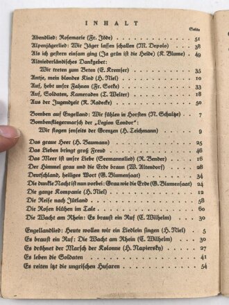 "Das neue Soldaten-Liederbuch" , Textbuch mit Melodien 2 stimmig, Heft 3, 80 Seiten, gebraucht