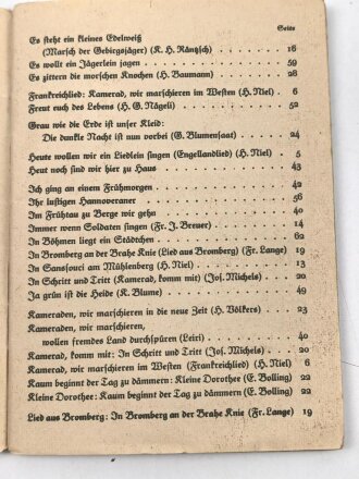 "Das neue Soldaten-Liederbuch" , Textbuch mit Melodien 2 stimmig, Heft 3, 80 Seiten, gebraucht