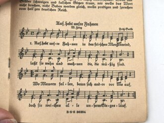 "Das neue Soldaten-Liederbuch" , Textbuch mit Melodien 2 stimmig, Heft 3, 80 Seiten, gebraucht
