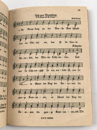 "Das neue Soldaten-Liederbuch" , Textbuch mit Melodien 2 stimmig, Heft 3, 80 Seiten, gebraucht