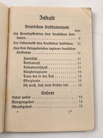 "Evangelisches Feldgesangbuch", 93 Seiten, gebraucht
