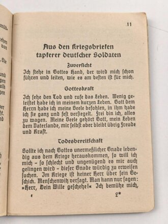 "Evangelisches Feldgesangbuch", 93 Seiten, gebraucht