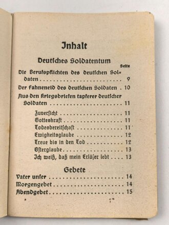 "Evangelisches Feldgesangbuch", 93 Seiten,...