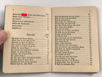 "Evangelisches Feldgesangbuch", 93 Seiten, gebraucht