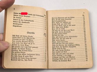 "Evangelisches Feldgesangbuch", 93 Seiten, gebraucht