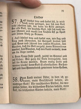 "Evangelisches Feldgesangbuch", 93 Seiten, gebraucht