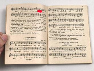 "Das neue Soldaten-Liederbuch" , Textbuch mit Melodien 2 stimmig, Heft 1, 80 Seiten, gebraucht