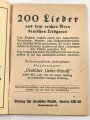 "200 Deutsche Lieder aus alter und neuer Zeit" 78 Seiten, DIN A6