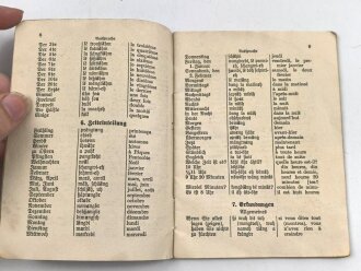 "Deutsch-Französischer Soldaten-Sprachführer" 36 Seiten, DIN A6