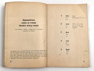 "Ausländer Sprachfibel - Deutsch für Russen" 96 Seiten, gebraucht