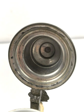 Hessen, Reservistenkrug eines Angehörigen 1.Großherzogl. Hess. Infanterie Leibgarde Regiment Nr. 115 Darmstadt 1892-94. Normale Gebrauchsspuren