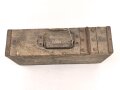 1.Weltkrieg, Gurtkasten für MG08 und 08/15, ungereinigt, Holzwurmlöcher