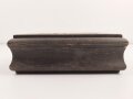 Andenkenschachtel aus Holz, Darstellend einen Elch im Wald sowie "Lapplandfront 1944" Ungereinigt, guter Zustand, Maße etwa 18,5 x 28 x 9,5cm