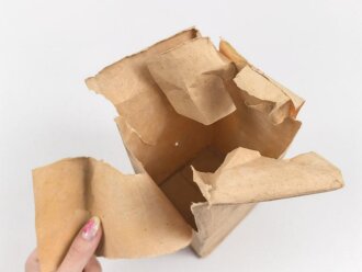 Leere Umverpackung für Reemtsma "R6" Zigaretten aus der Zeit des 2. Weltkrieg