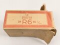 Leere Umverpackung für Reemtsma "R6" Zigaretten aus der Zeit des 2. Weltkrieg