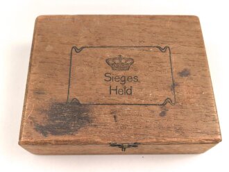 1.Weltkrieg, Zigarrenverpackung "Siegesheld"...