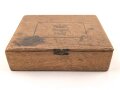 1.Weltkrieg, Zigarrenverpackung "Siegesheld" Verschluss defekt, Maße etwa 11,5 x 14,5 x 4cm