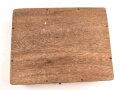 1.Weltkrieg, Zigarrenverpackung "Siegesheld" Verschluss defekt, Maße etwa 11,5 x 14,5 x 4cm