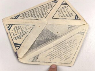 Kaiserreich und 1.Weltkrieg, Patriotische Umverpackung für " Briefpapier mit Hüllen" Maße etwa 12 x 19cm