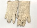 Kaiserreich, Paar weiße Handschuhe für Offiziere. Leicht angeschmutzt