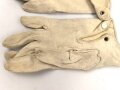 Kaiserreich, Paar weiße Handschuhe für Offiziere. Leicht angeschmutzt