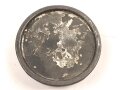 1.Weltkrieg, Butterdose / Fettdose aus Blech, feldgrauer Originallack