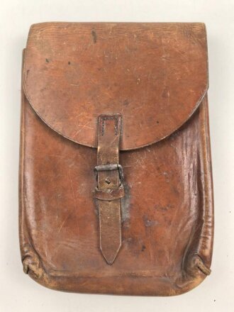 1.Weltkrieg ? Koppeltasche aus ungeschwärztem Leder,...