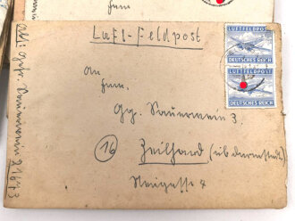 Konvolut Feldpost eines Angehörigen Feldpostnummer...