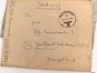 Konvolut Feldpost eines Angehörigen Feldpostnummer 21673 Heeres Gebirgsjager Batallion Allgäu. Insgesamt 44 Belege