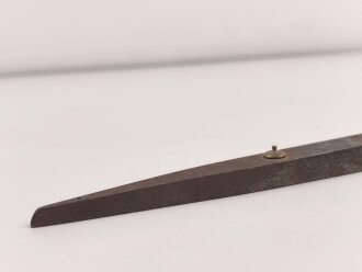 U-Boot Modell aus der Zeit des 2. Weltkrieg. Messing / Eisen. Gesamtlänge etwa 30cm, ungereinigt