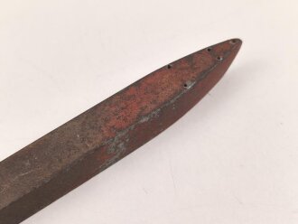 U-Boot Modell aus der Zeit des 2. Weltkrieg. Messing / Eisen. Gesamtlänge etwa 30cm, ungereinigt