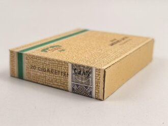 Schachtel Zigaretten "Echt Orient No.5" ungeöffnet , Steuerbanderole mit Hakenkreuz, Eine ( 1 ) Schachtel aus der originalen Umverpackung