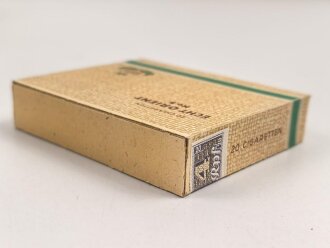 Schachtel Zigaretten "Echt Orient No.5" ungeöffnet , Steuerbanderole mit Hakenkreuz, Eine ( 1 ) Schachtel aus der originalen Umverpackung