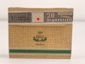 Schachtel Zigaretten "Echt Orient No.5" ungeöffnet , Steuerbanderole mit Hakenkreuz, Eine ( 1 ) Schachtel aus der originalen Umverpackung