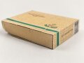 Schachtel Zigaretten "Echt Orient No.5" ungeöffnet , Steuerbanderole mit Hakenkreuz, eine Ecke eingedrückt