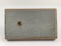 Luftwaffe, Erinnerungsgegenstand aus Messing, Fliegerbombe mit Torpedoantrieb ? Maße der Grundplatte etwa 4 x 7cm