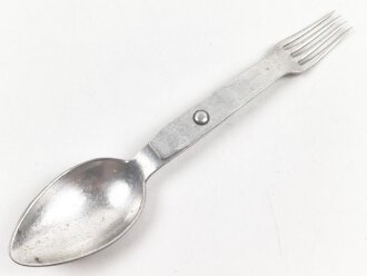 Gabel/ Löffel Komination Wehrmacht, Aluminium, datiert 1940