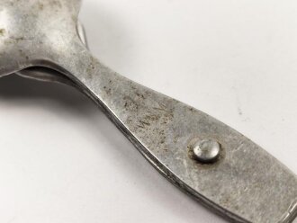 Gabel/ Löffel Komination Wehrmacht, Aluminium, datiert 1943