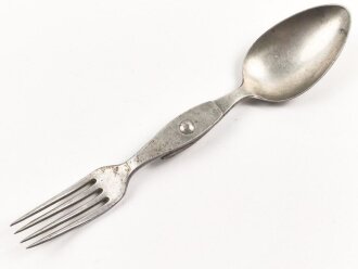 Gabel/ Löffel Komination Wehrmacht, Aluminium, datiert 1943