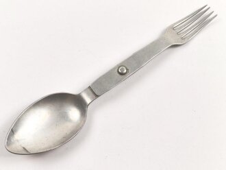 Gabel/ Löffel Komination Wehrmacht, Aluminium, datiert 1940