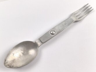 Gabel/ Löffel Komination Wehrmacht, Aluminium, datiert 1937