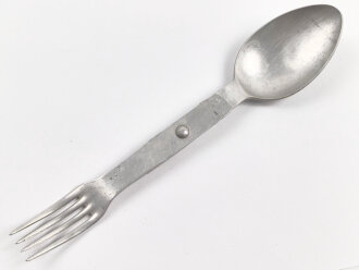 Gabel/ Löffel Komination Wehrmacht, Aluminium, datiert 1939