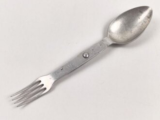 Gabel/ Löffel Komination Wehrmacht, Aluminium, datiert 1940