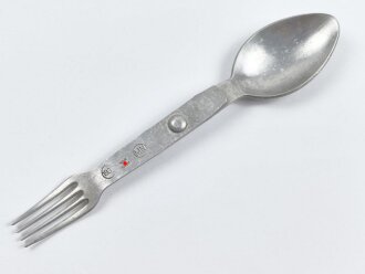 Gabel/ Löffel Komination Wehrmacht, Aluminium,...