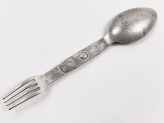Gabel/ Löffel Komination Wehrmacht, Aluminium, datiert 1937