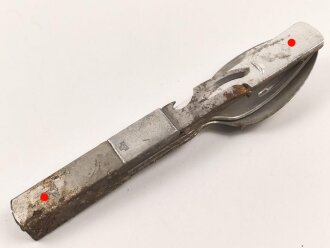 Vierteiliges Besteck Wehrmacht, zusammengehörig,...